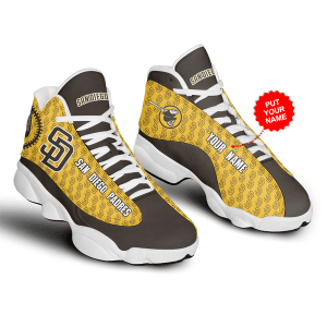 Custom Your Name San Diego Padres Air JD 13 DD33