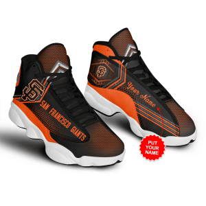 Custom Your Name San Francisco Giants Air JD 13 AP45
