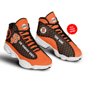 Custom Your Name San Francisco Giants Air JD 13 RH87