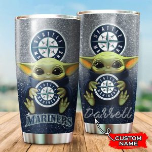 Custom Your Name Seattle Mariners Tumbler Cup Hp91