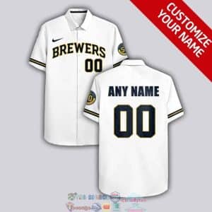 Custom Your Name Milwaukee Brewers Hawaii Shirt WV41