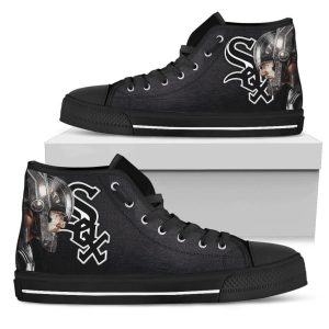 Chicago White Sox Unisex Canvas Shoes - High Top KK78