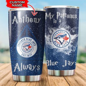 Custom Your Name Toronto Blue Jays Tumbler Cup Ha29