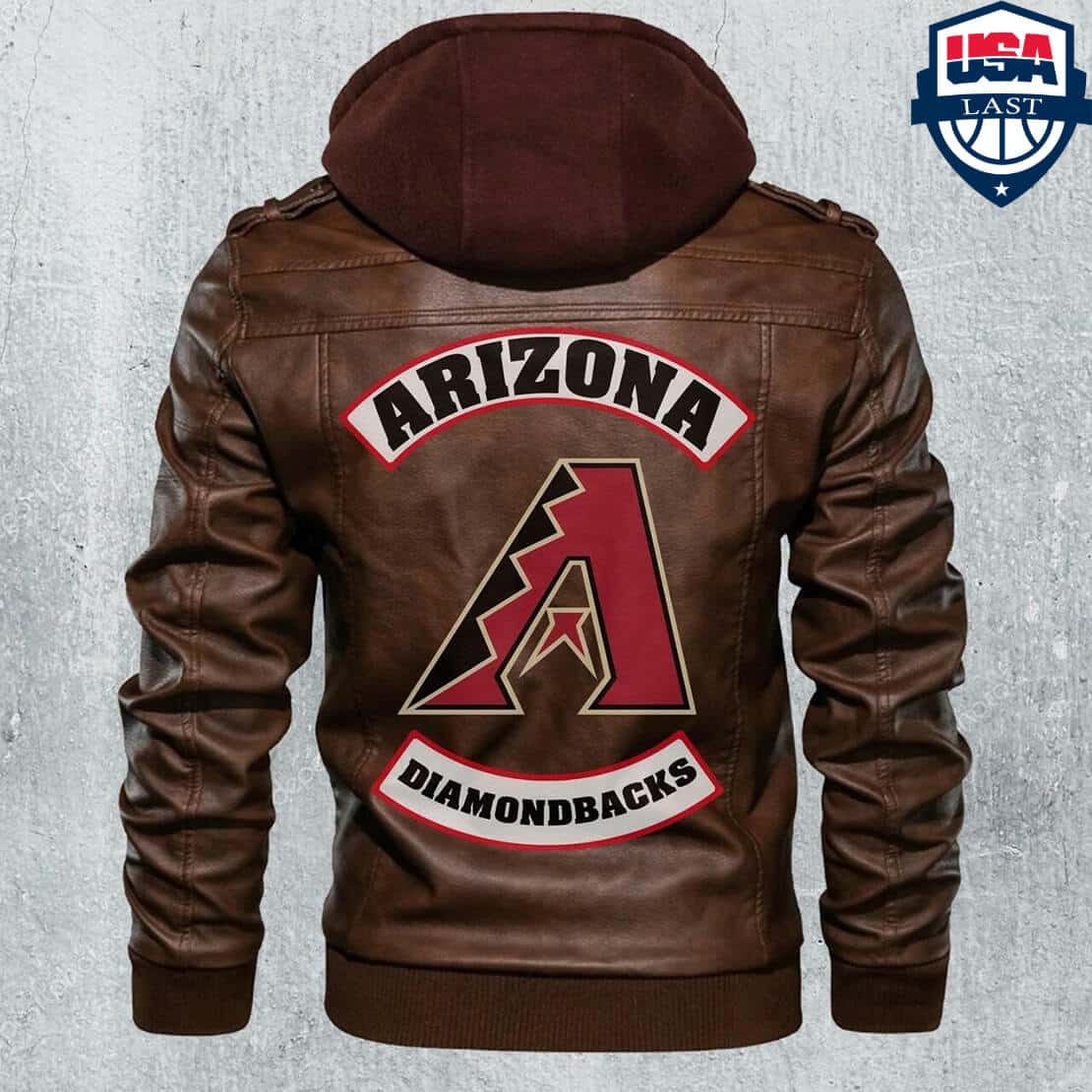 Arizona Diamondbacks Leather Jacket WV39 - Image 4