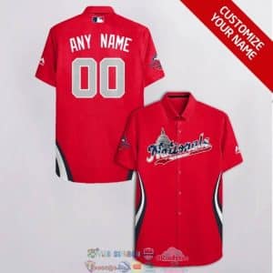 Custom Your Name Washington Nationals Hawaii Shirt UV39