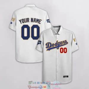 Custom Your Name Los Angeles Dodgers Hawaii Shirt RI39