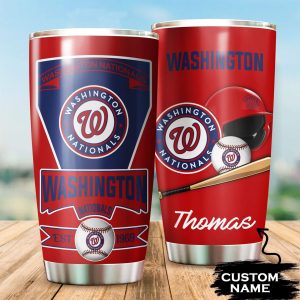 Custom Your Name Washington Nationals Tumbler Cup Uv29