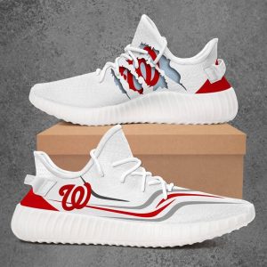 Washington Nationals Yz Shoes Full Size (Youth & Adult) KS33
