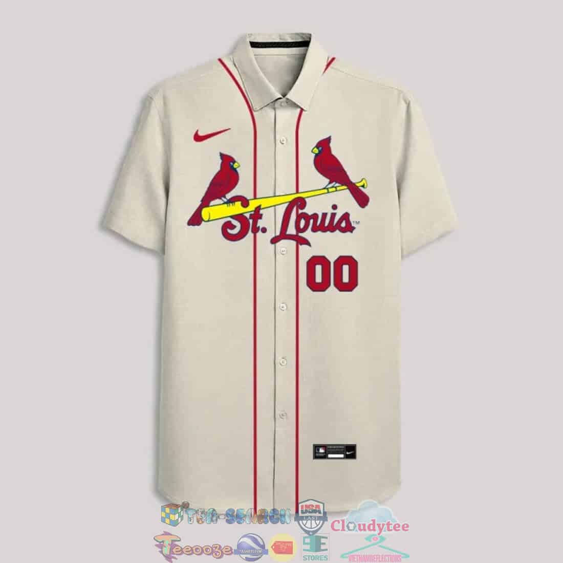Custom Your Name St. Louis Cardinals Hawaii Shirt RJ76 - Image 2