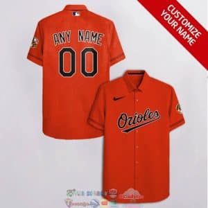 Custom Your Name Baltimore Orioles Hawaii Shirt HO28