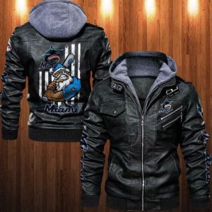 Miami Marlins Leather Jacket IP88