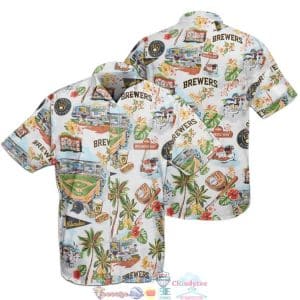 Milwaukee Brewers Hawaii Shirt RJ58