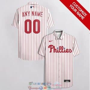 Custom Your Name Philadelphia Phillies Hawaii Shirt AU39