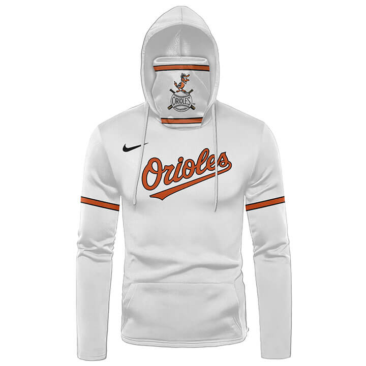 Custom Your Name Baltimore Orioles Hoodie Mask EB55