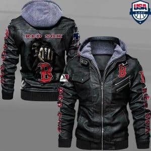Boston Red Sox Leather Jacket RD83