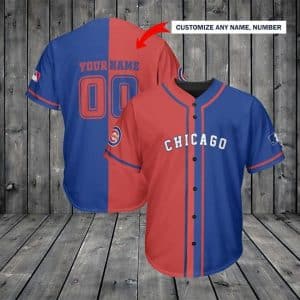 Custom Your Name Chicago Cubs Baseball Jersey EV48