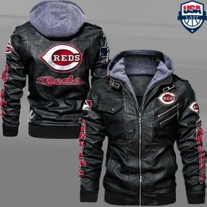 Cincinnati Reds Leather Jacket EC27