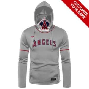 Custom Your Name Los Angeles Angels Hoodie Mask EI39