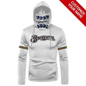 Custom Your Name Milwaukee Brewers Hoodie Mask WV34