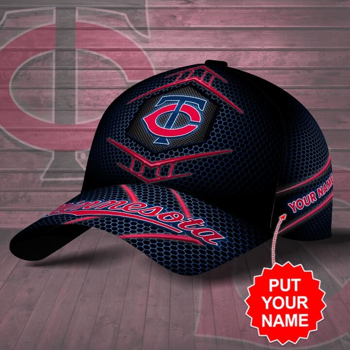 Custom Your Name Minnesota Twins Cap QV83 - Image 2