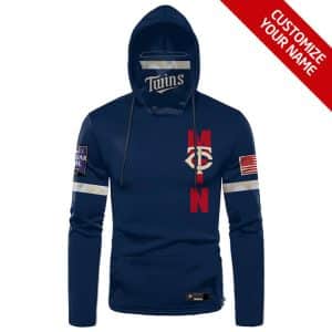 CUSTOM YOUR NAME MINNESOTA TWINS HOODIE MASK RG95