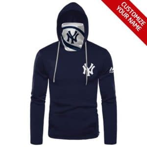 Custom Your Name New York Yankees Hoodie Mask WV72