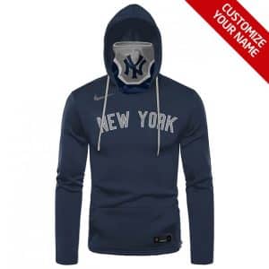 Custom Your Name New York Yankees Hoodie Mask RW92