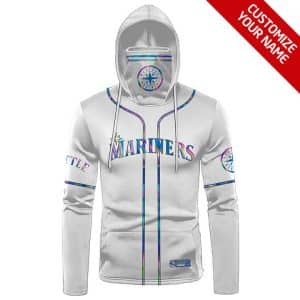 Custom Your Name Seattle Mariners Hoodie Mask QK48
