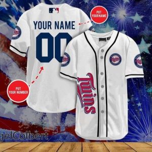 Custom Your Name Minnesota Twins Baseball Jersey RO89
