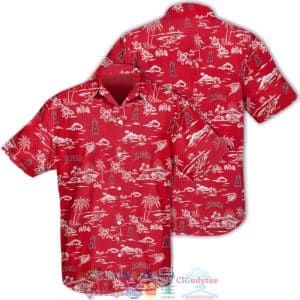 Los Angeles Angels Hawaii Shirt OD38
