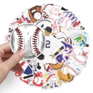 ⚾🌟 50pcs Ultimate Mlb Baseball Sticker Collection - Waterproof & Sun-Resistant! 🌟⚾
