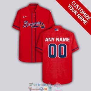 Custom Your Name Atlanta Braves Hawaii Shirt TI43