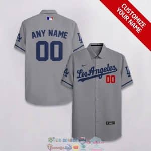 Custom Your Name Los Angeles Angels Hawaii Shirt KD83