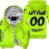 Grinch - Custom Name - Minnesota Twins - Fleece Zip Hoodie