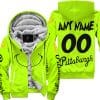Grinch - Custom Name - Pittsburgh Pirates - Fleece Zip Hoodie