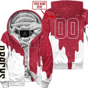 Limited Edition - Custom Name - Arizona Diamondbacks - Fleece Zip Hoodie