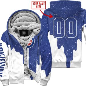 Limited Edition - Custom Name - Chicago Cubs - Fleece Zip Hoodie