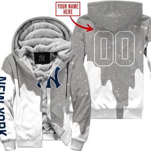 Limited Edition - Custom Name - New York Yankees - Fleece Zip Hoodie