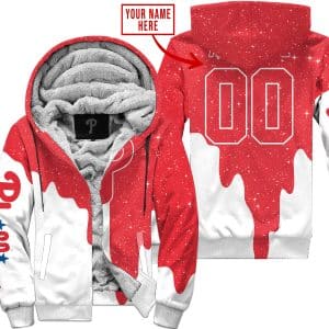 Limited Edition - Custom Name - Philadelphia Phillies - Fleece Zip Hoodie