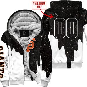 Limited Edition - Custom Name - San Francisco Giants - Fleece Zip Hoodie