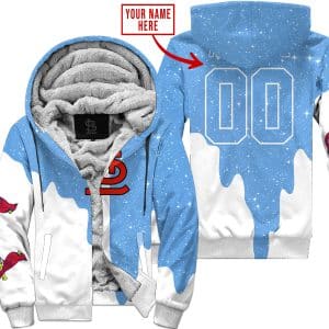 Limited Edition - Custom Name - St. Louis Cardinals - Fleece Zip Hoodie