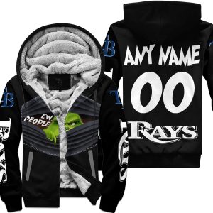 Grinch - Ew People - Tampa Bay Rays - Fleece Zip Hoodie