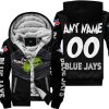 Grinch - Ew People - Toronto Blue Jays - Fleece Zip Hoodie