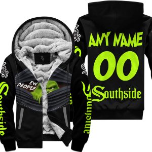 Grinch - Ew People - Chicago White Sox - Fleece Zip Hoodie