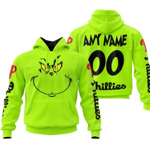 Grinch - Custom Name - Philadelphia Phillies