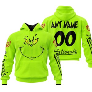 Grinch - Custom Name - Washington Nationals