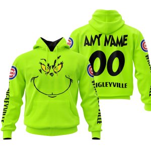Grinch - Custom Name - Chicago Cubs