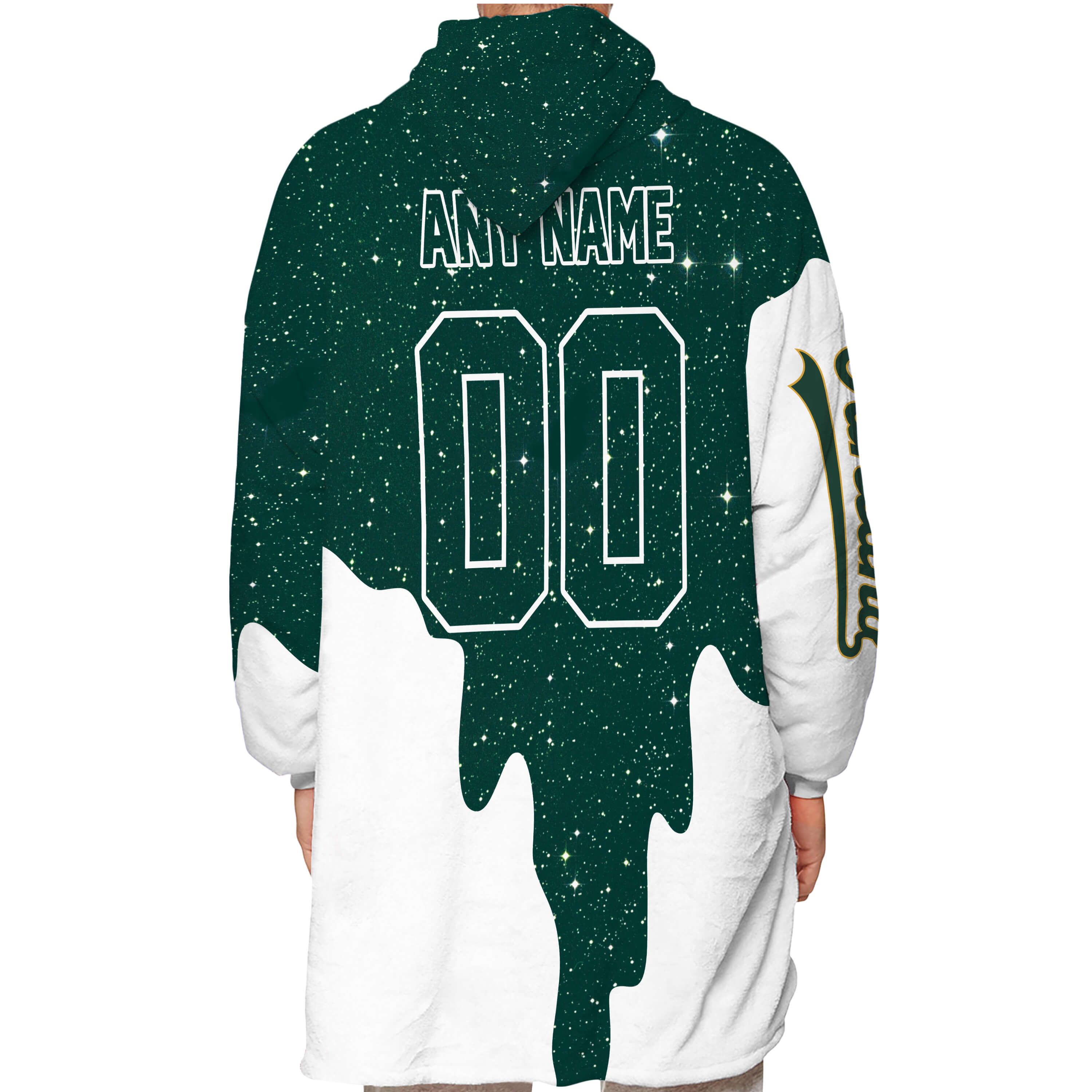 Limited Edition - Custom Name - Oakland Athletics - Oodie Blanket - Image 6