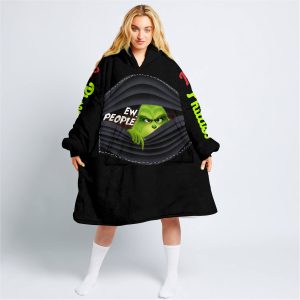 Grinch - Ew People - Philadelphia Phillies - Oodie Blanket