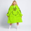 Grinch - Custom Name - Kansas City Royals - Oodie Blanket